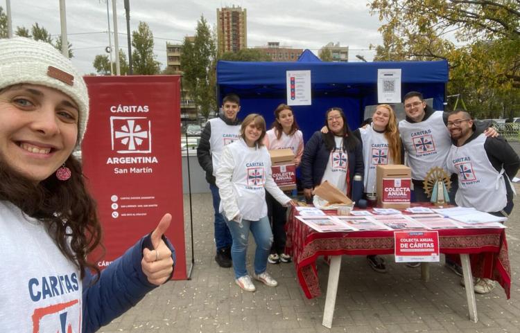 Cáritas agradeció el compromiso solidario y animó a seguir colaborando