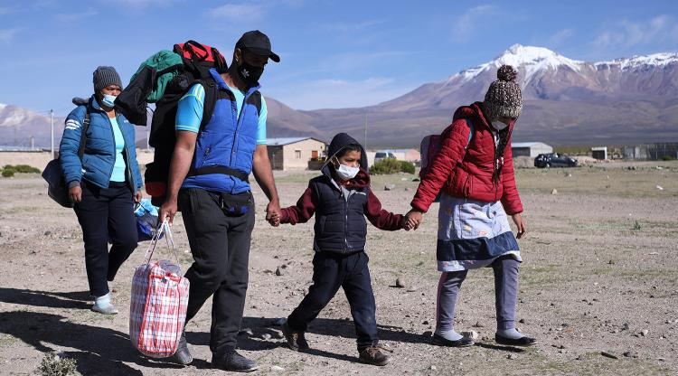 Cáritas Bolivia continuará en 2022 ayudando a los migrantes en la triple frontera