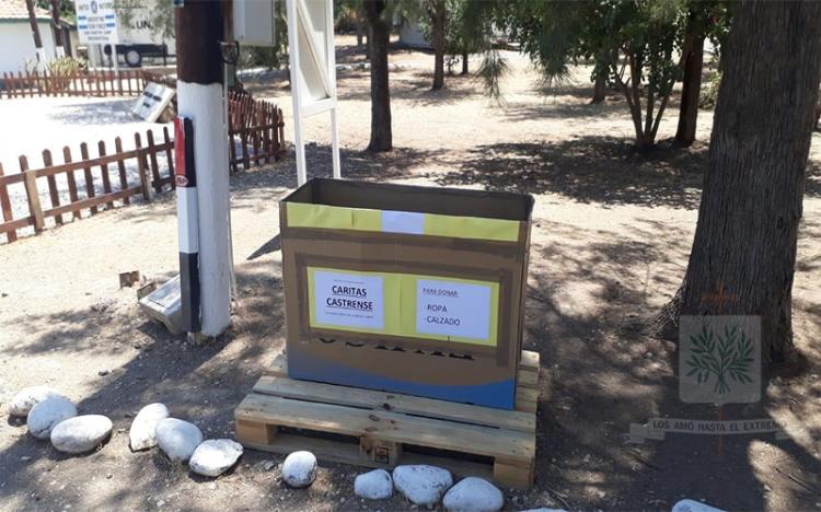 Cáritas Castrense encabeza una colecta para colaborar con Chipre