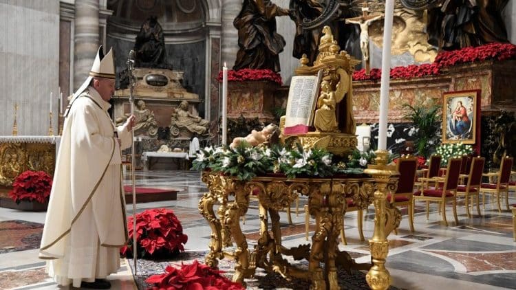 Celebraciones presididas por el Papa Francisco en el tiempo de Navidad