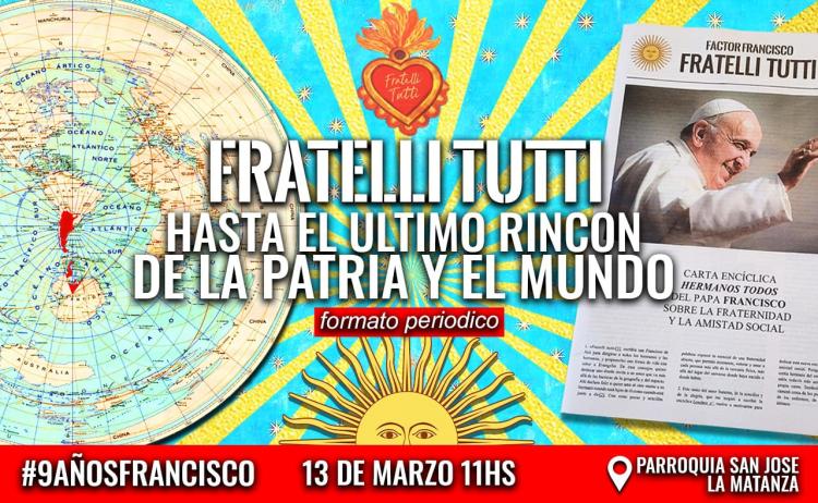 Celebran el aniversario del Papa con una edición especial de "Fratelli Tutti"