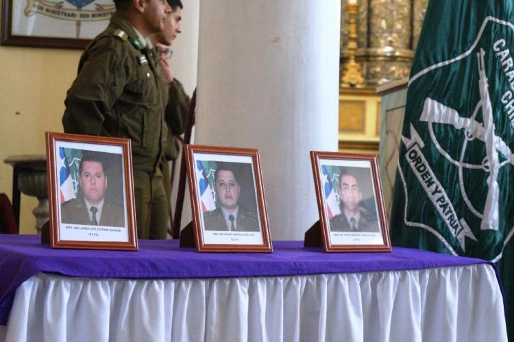 Chile: dolor y conmoción por el asesinato de los tres carabineros