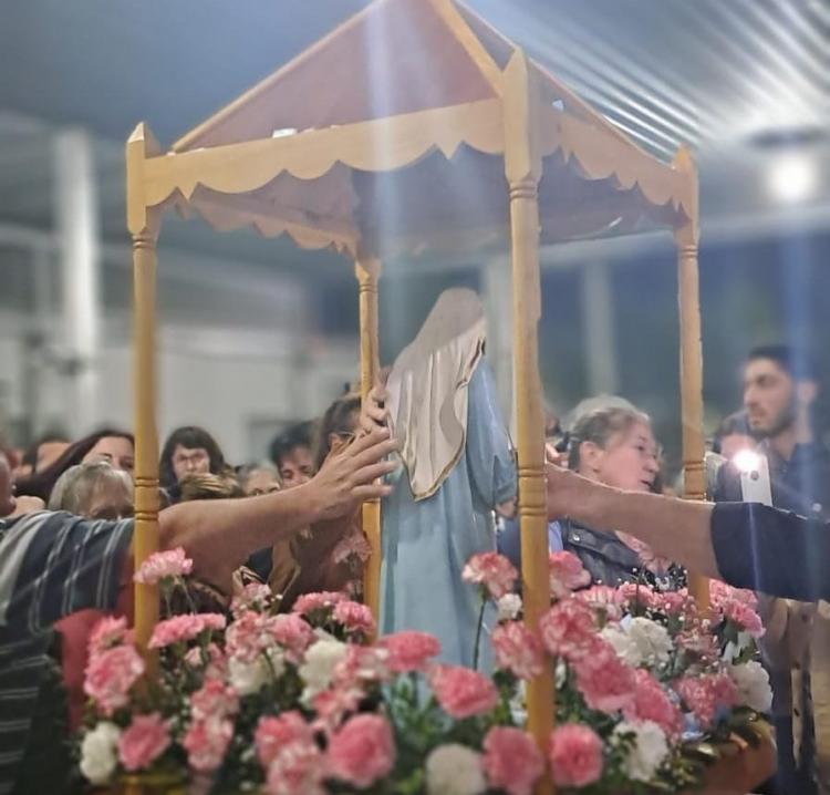 Concordia: dos parroquias celebraron la fiesta patronal de la Virgen del Rosario