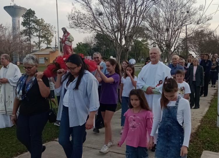 Concordia: las comunidades celebraron la solemnidad del Sagrado Corazón