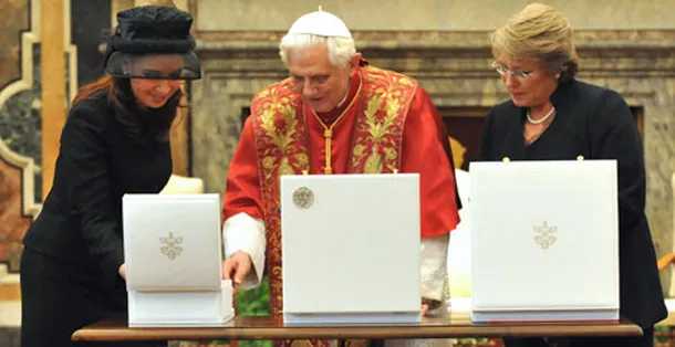 Condolencias del Gobierno argentino por la muerte de Benedicto XVI