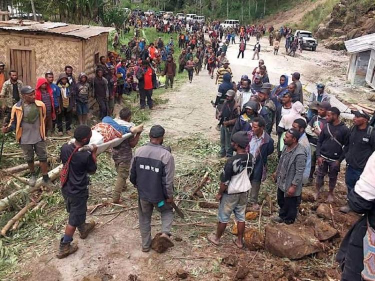 Condolencias del Papa por las víctimas del alud de tierra en Papúa Nueva Guinea