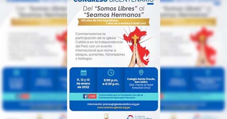 Congreso Internacional sobre el aporte de la Iglesia en el Bicentenario del Perú