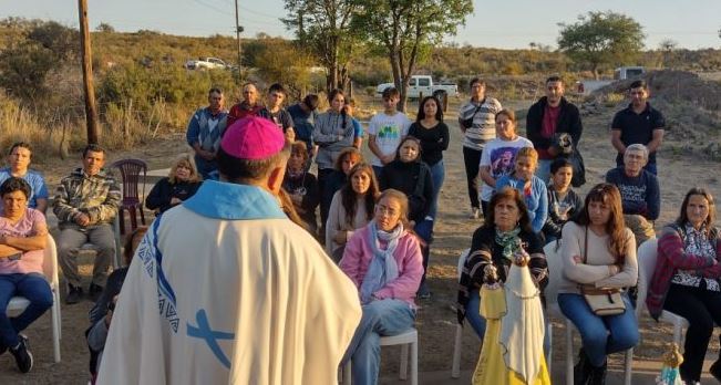 'Dañar la tierra es debilitar la identidad', advirtió Mons. Araya en Pocho