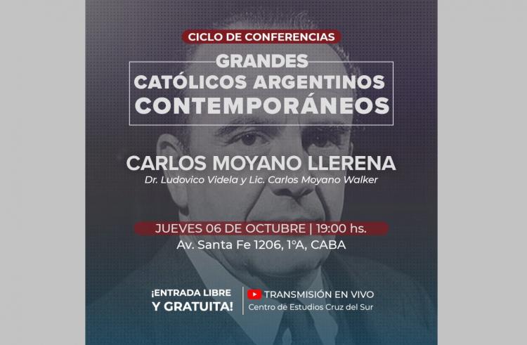 Darán una conferencia sobre Carlos Moyano Llerena