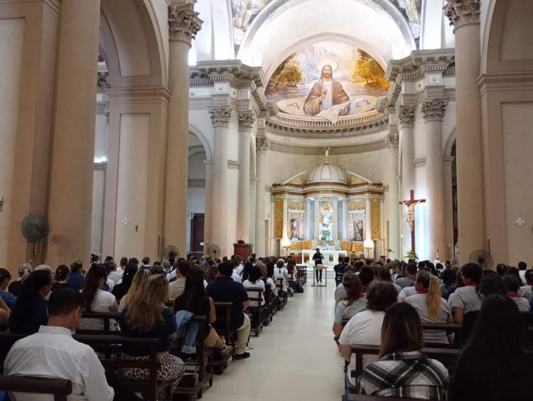 Docentes de Gualeguaychú vivieron su Jubileo en el inicio del ciclo lectivo