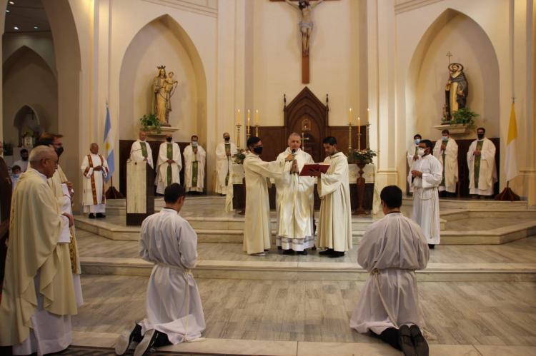 Dos nuevos diáconos tiene la diócesis de Nueve de Julio
