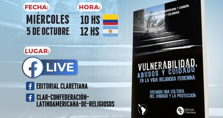 Editorial Claretiana presenta un libro sobre abusos y vida religiosa