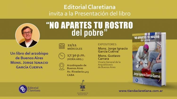 Editorial Claretiana presentará el último libro de Mons. García Cuerva
