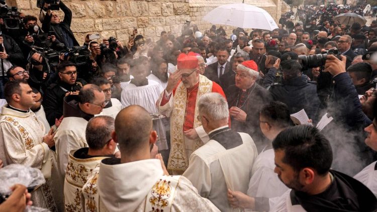 Abrazo del Papa a Belén: el enviado pontificio se reunió con familiares de Gaza