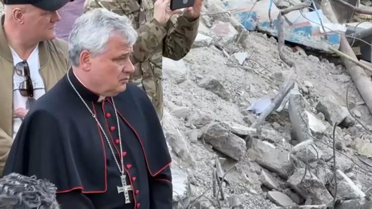 El Card. Krajewski viaja nuevamente a Ucrania para llevar cercanía del Papa