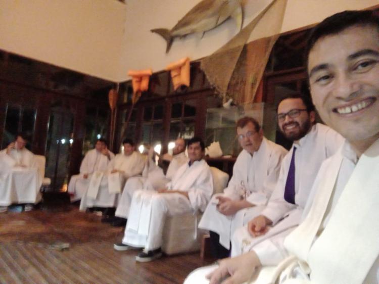 El clero de San Roque participó de un encuentro de formación permanente