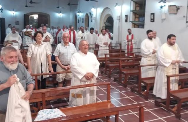 El clero de Zárate-Campana tuvo sus ejercicios espirituales