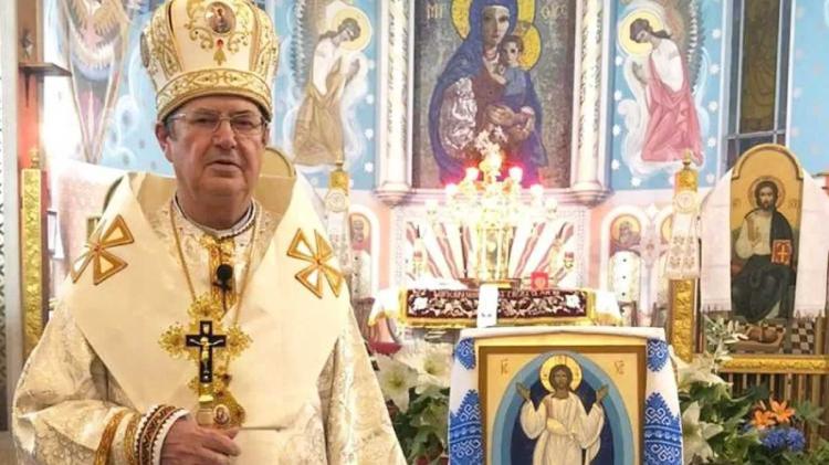 El eparca ucraniano en la fiesta de la Virgen de la Consolata de Sampacho