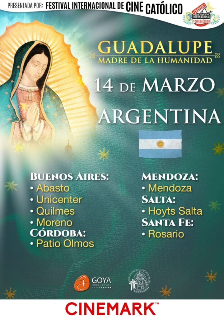 Se estrena 'Guadalupe: Madre de la humanidad' en la Argentina