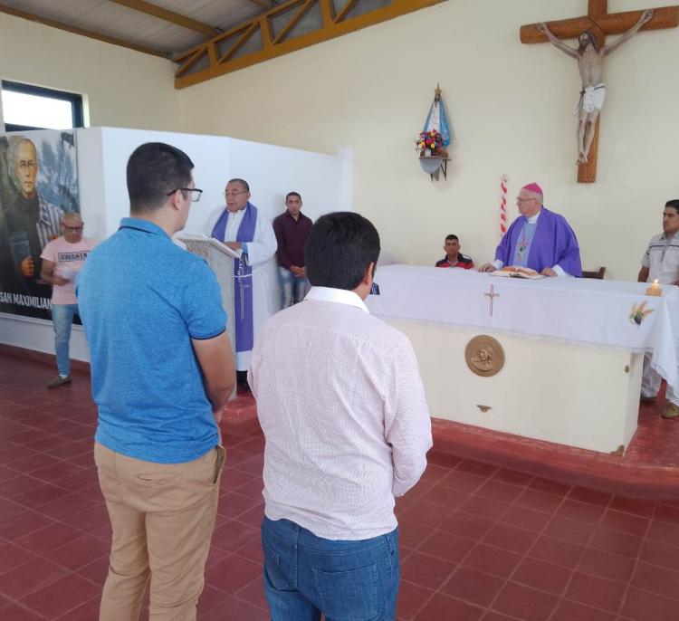El obispo de Catamarca inauguró la Cuaresma en la cárcel de varones