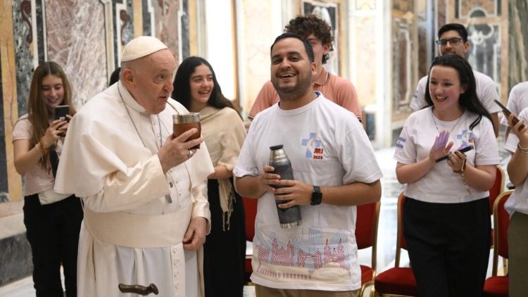 El Papa anima a jóvenes argentinos que van a la JMJ Lisboa 2023