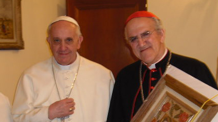 El Papa expresó su pésame por la muerte de su amigo el cardenal Lozano Barragán