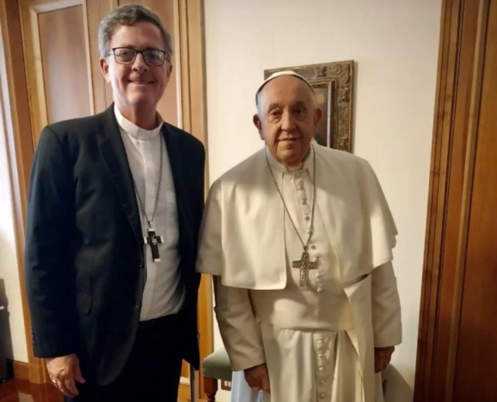 El Papa recibió a Mons. García Cuerva en el Vaticano