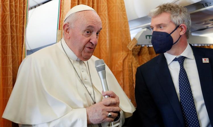 El Papa no descarta un posible viaje a Kiev: "Está sobre la mesa"