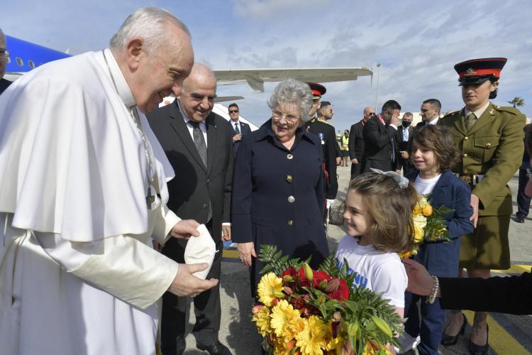 El Papa "peregrino en Malta, corazón del Mediterráneo"