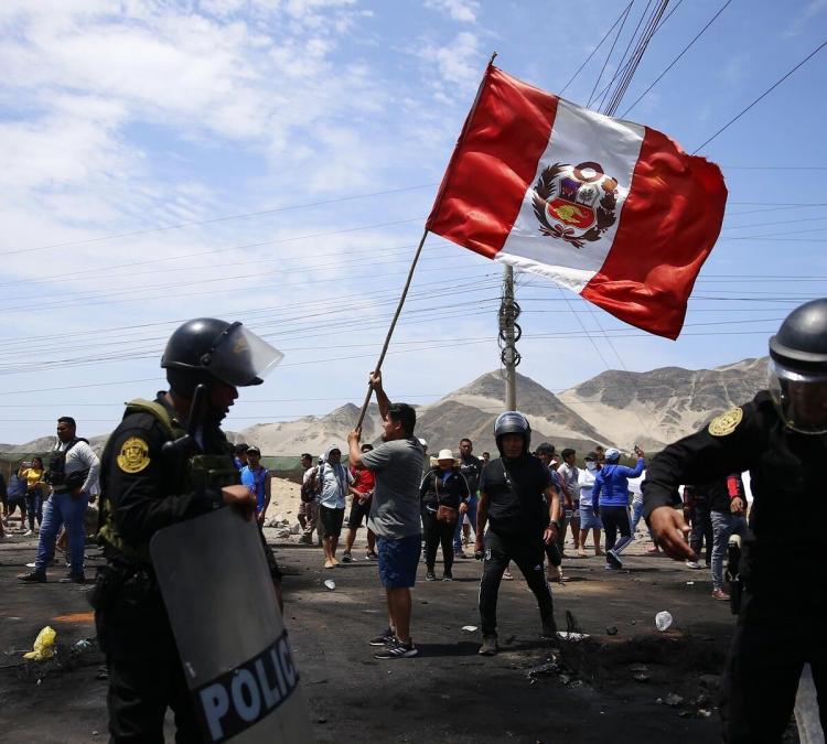 El Papa pidió por la paz en el Perú