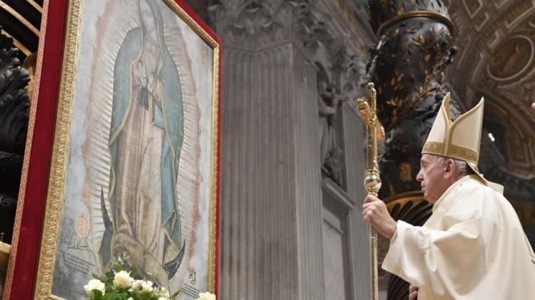 El papa presidirá la misa en honor de la Virgen de Guadalupe