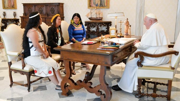 El Papa recibe a representantes de la Conferencia Eclesial de la Amazonía