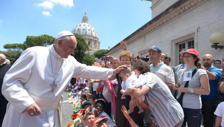 El Papa recibe el sábado a niños ucranianos acogidos en Roma