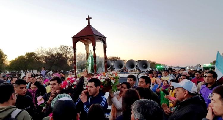 El Papa saluda a la comunidad por la fiesta de la Virgen de Huachana