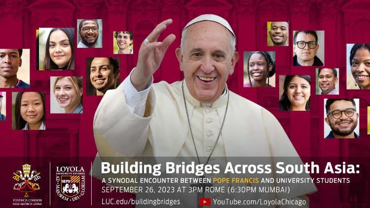 El Papa se reunirá de manera virtual con estudiantes del sur de Asia