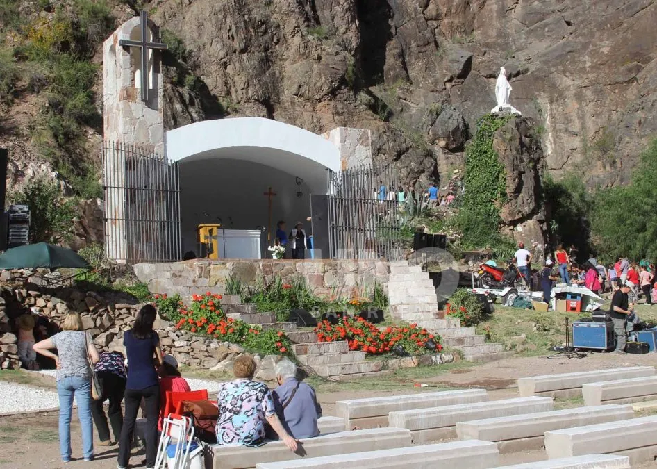 El santuario de la Virgen del Valle Grande celebró sus bodas de oro