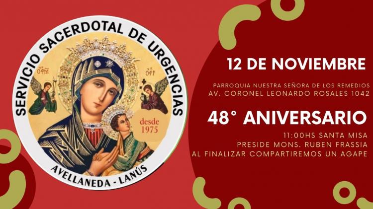 El Servicio Sacerdotal de Urgencia de Avellaneda-Lanús celebra 48 años