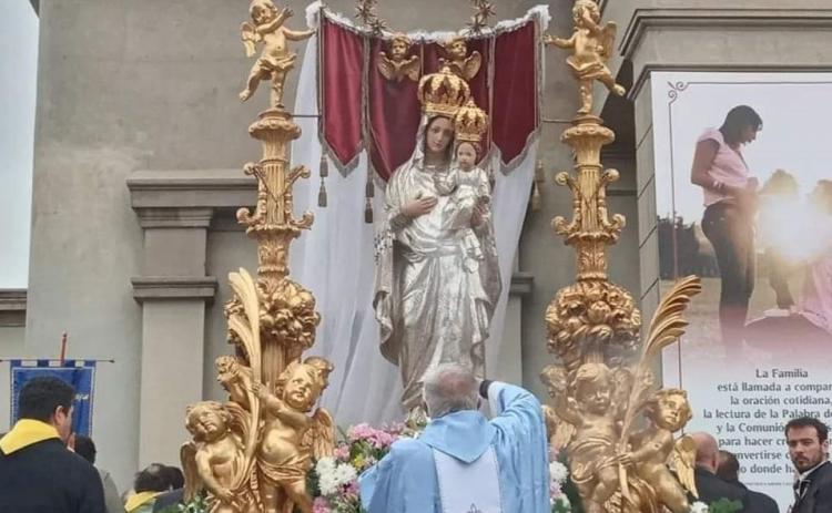 En el santuario de Sampacho, Mons. Uriona destacó la importancia de la Virgen María