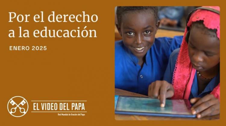 En enero, el Papa pide por el derecho a la educación de niños y jóvenes