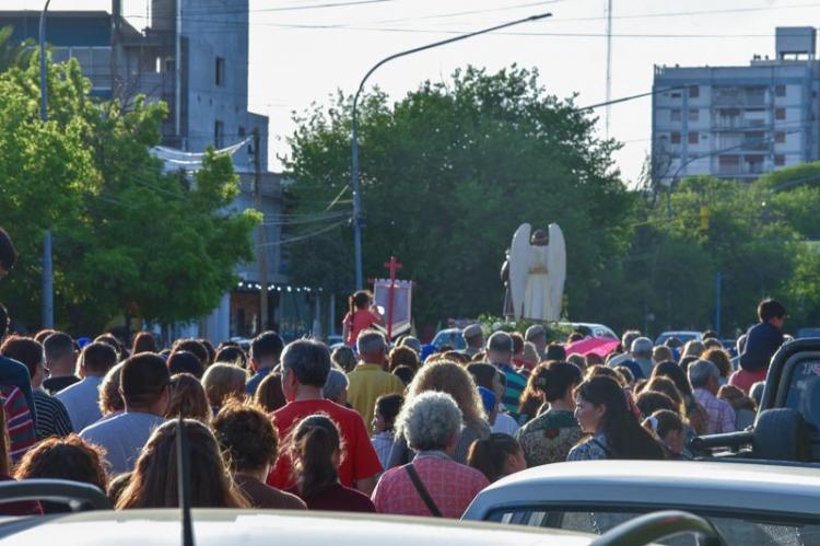 En la fiesta de San Rafael, Mons. Domínguez animó a "caminar juntos"