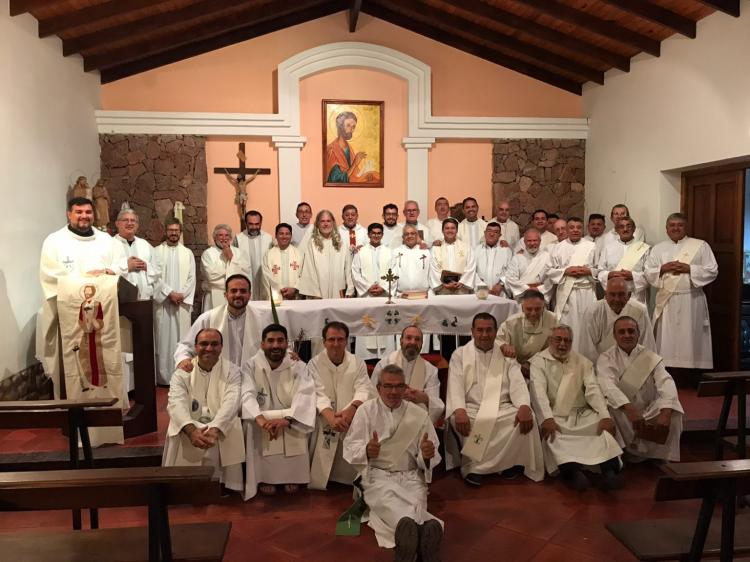 Encuentro del clero de Cruz del Eje en Las Tapias