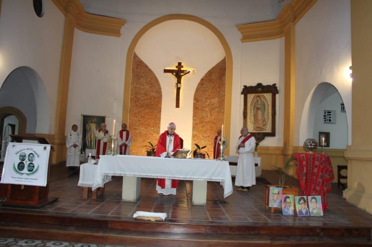 Entronizaron las reliquias de los mártires riojanos en la catedral de Merlo-Moreno