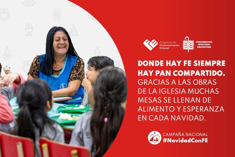 Episcopado: campaña de Navidad del Programa FE