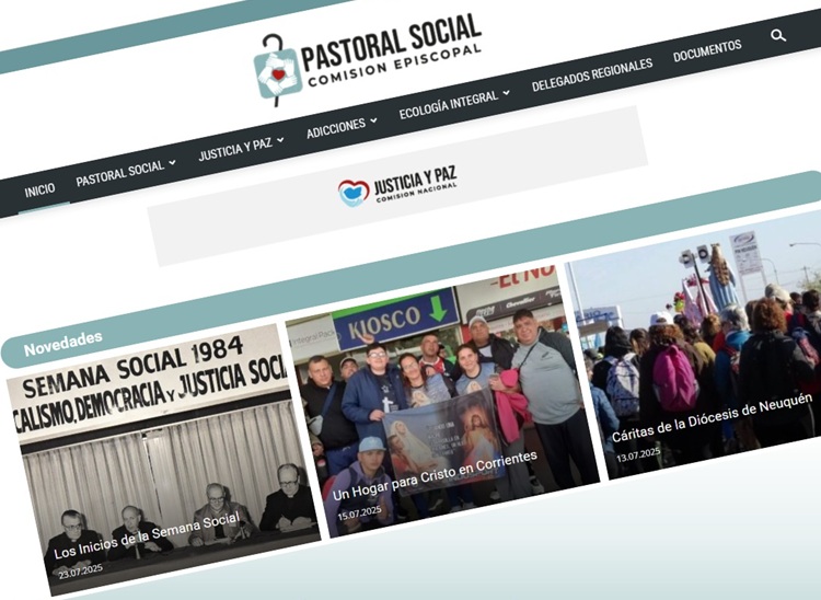 Episcopado: Pastoral Social presentó su espacio digital renovado Episcopado: Pastoral Social presentó su espacio digital renovado