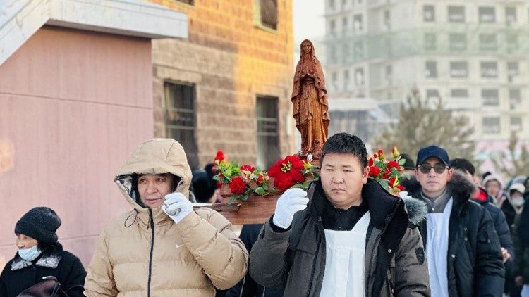 Francisco expresó su felicidad ante el inminente viaje apostólico a Mongolia