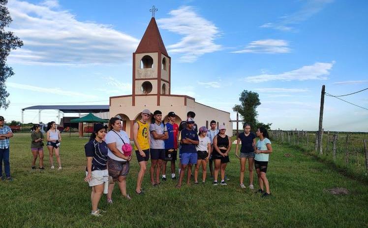 Goya: concluyó la misión juvenil en el paraje Mora