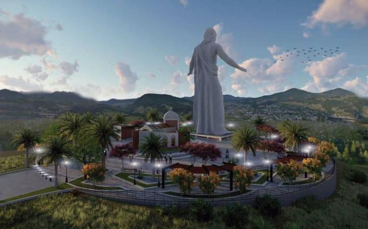 Inauguraron el 'Cristo de la Paz', la escultura religiosa más grande de Latinoamérica