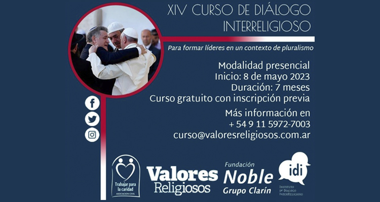 XIV edición del Curso de Formación para el Diálogo Interreligioso
