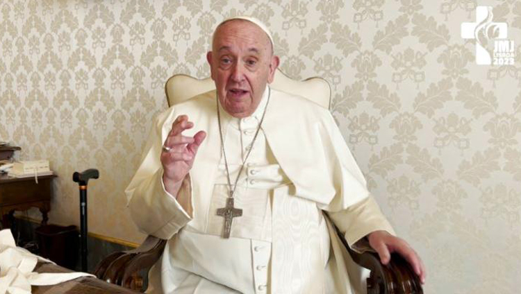 JMJ 2023: 'El médico me autorizó a ir', aseguró el Papa a los jóvenes