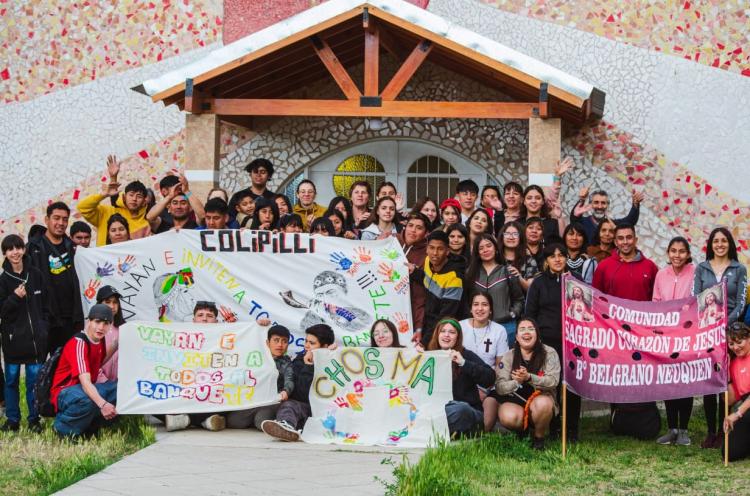 Jóvenes de todo Neuquén misionaron en la capital provincial